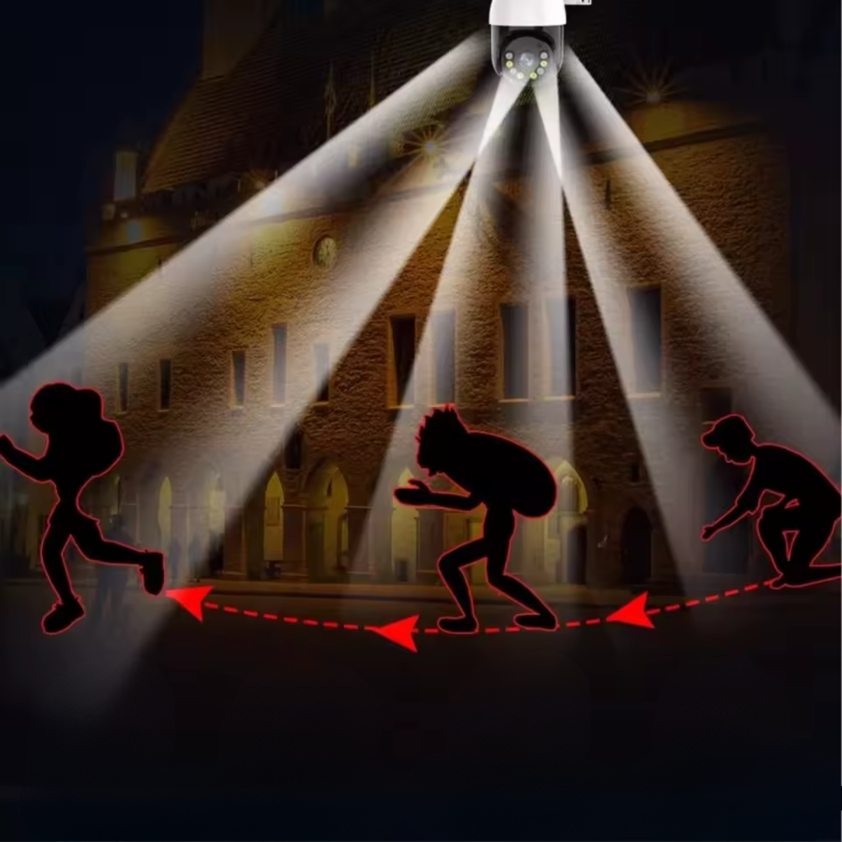 Slimme E27 Lampcamera 360°